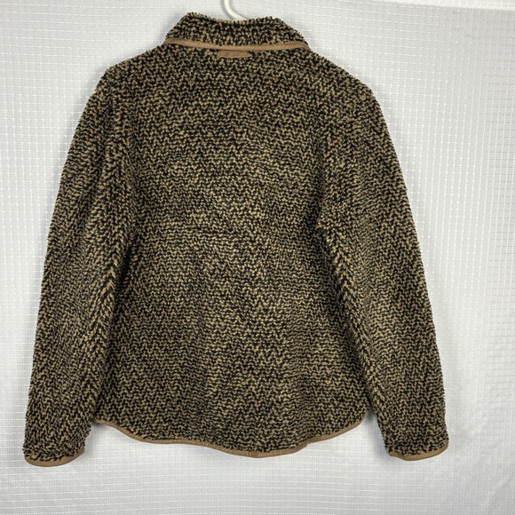 Vintage Orvis Berber Fleece Field Jacket Womens Small‎ Toggle Button Barn Chore - Picture 2 of 8